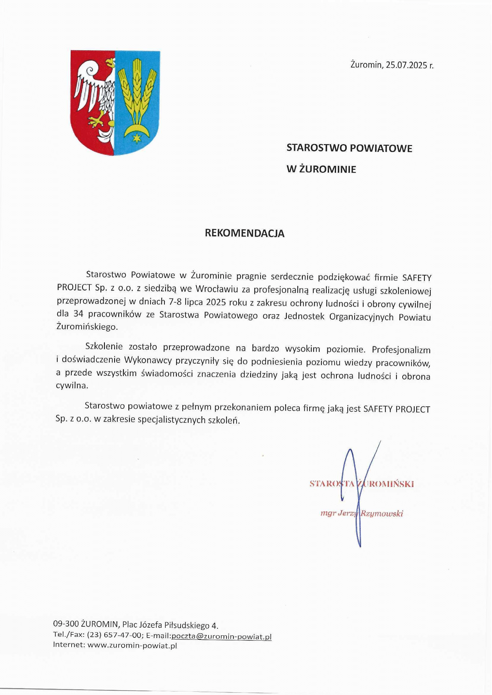 Rekomendacje SP w Żurominie-1